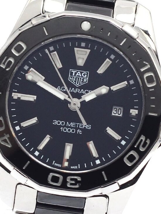 TAG HEUER Aqua racer WAY141A.BA0918 Date black Dial Quartz Ladies Watch_950766 main image 6